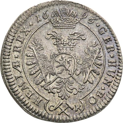 3 Grajciar 1696 - reverz
