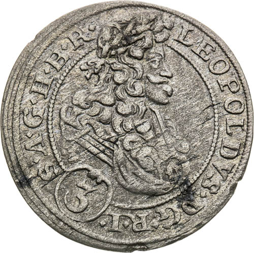 3 Grajciar 1696 - averz