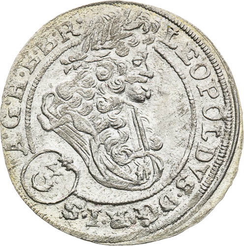 3 Grajciar 1696 - averz