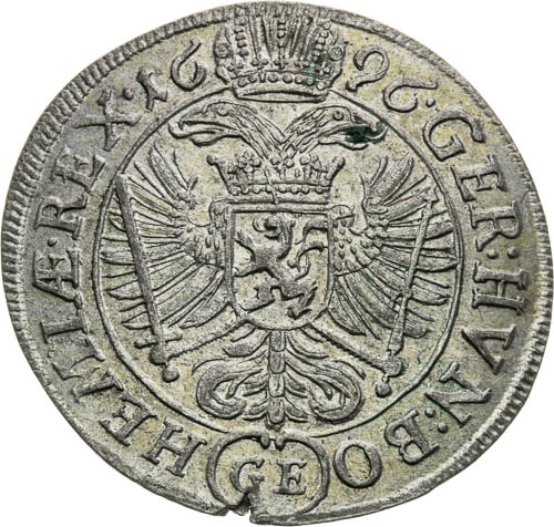 3 Grajciar 1696 - reverz