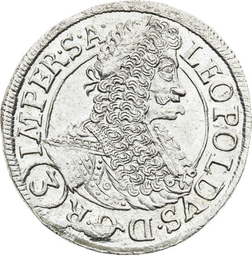 3 Grajciar 1697 - averz