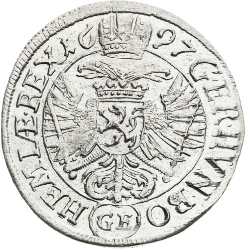 3 Grajciar 1697 - reverz