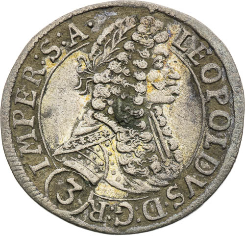 3 Grajciar 1697 - averz