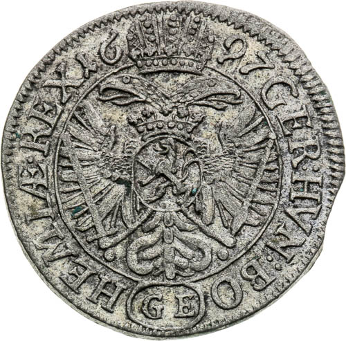 3 Grajciar 1697 - reverz