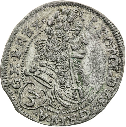 3 Grajciar 1697 - averz