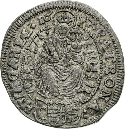 3 Grajciar 1697 - reverz