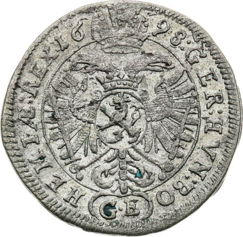 3 Grajciar 1698 - reverz