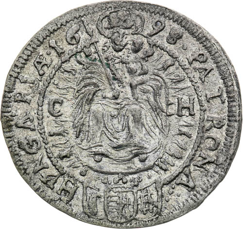3 Grajciar 1698 - reverz