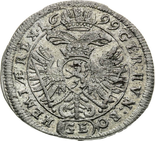 3 Grajciar 1699 - reverz