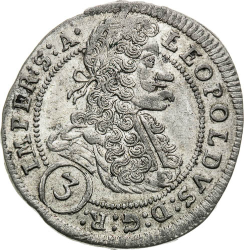 3 Grajciar 1699 - averz