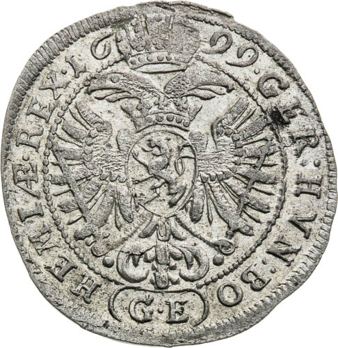 3 Grajciar 1699 - reverz