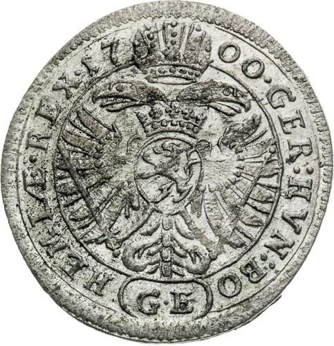 3 Grajciar 1700 - reverz
