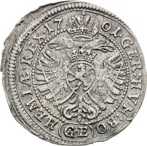 3 Grajciar 1701 - reverz