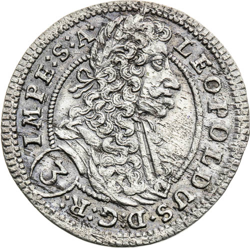 3 Krejcar 1703 - avers