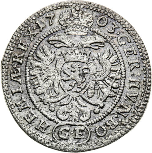 3 Krejcar 1703 - revers
