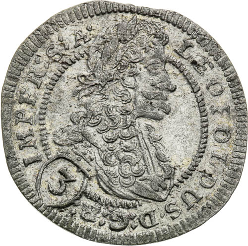3 Krejcar 1704 - avers