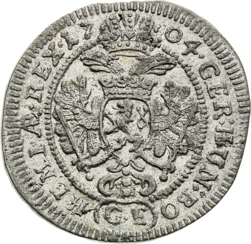 3 Krejcar 1704 - revers
