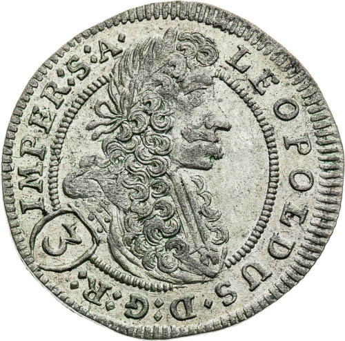 3 Krejcar 1704 - avers