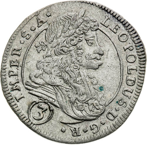 3 Krejcar 1705 - avers