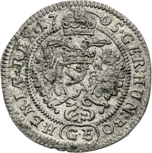 3 Krejcar 1705 - revers