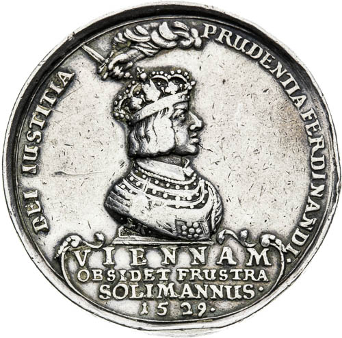 Stříbrná medaile 1683 - revers
