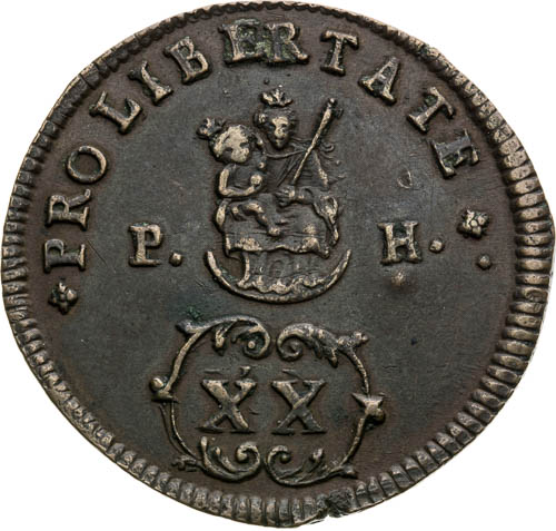 XX Poltura 1706 - revers
