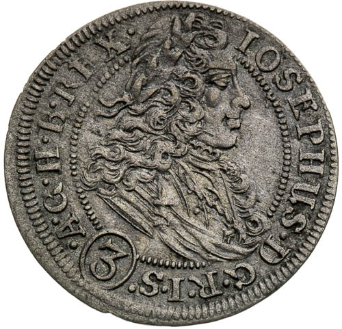 3 Kreutzer 1706 - front