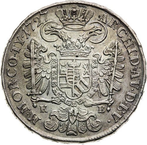 Tolar 1727 - revers