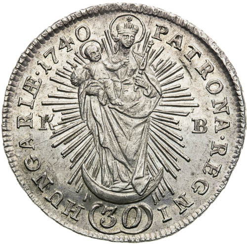 30 Kreutzer 1740 - back