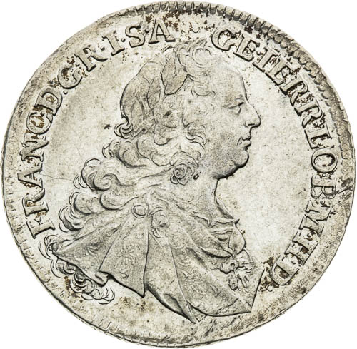 XV Krejcar 1750 - avers