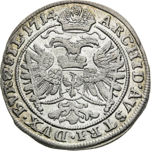 VI Kreutzer 1714 - back
