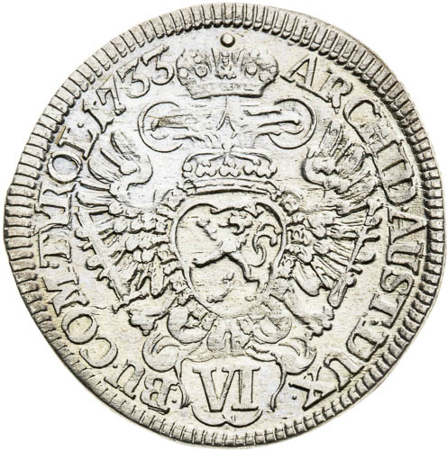 VI Grajciar 1733 - reverz