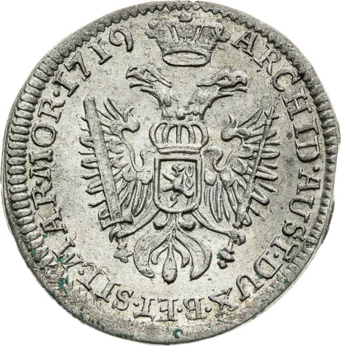 3 Grajciar 1719 - reverz