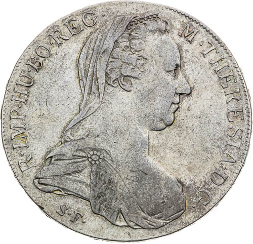 Tolar 1780 - avers