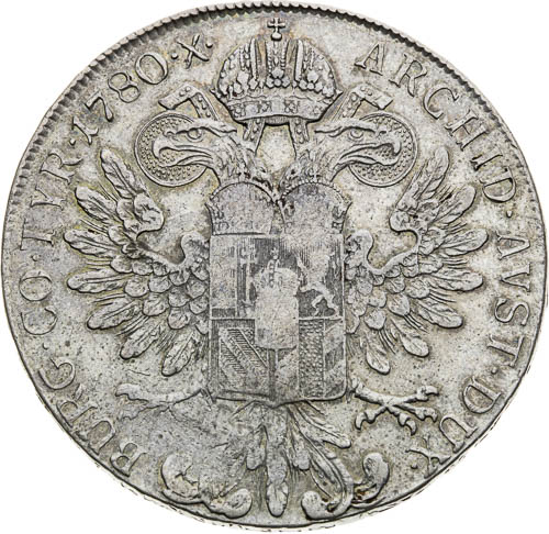 Tolar 1780 - revers