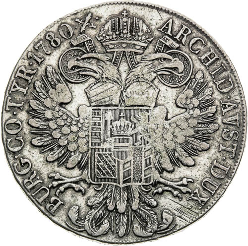 Tolar 1780 - revers