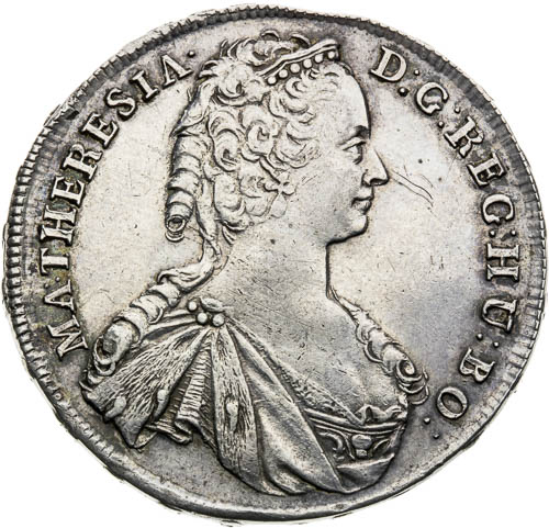 1/2 Tolar 1745 - avers