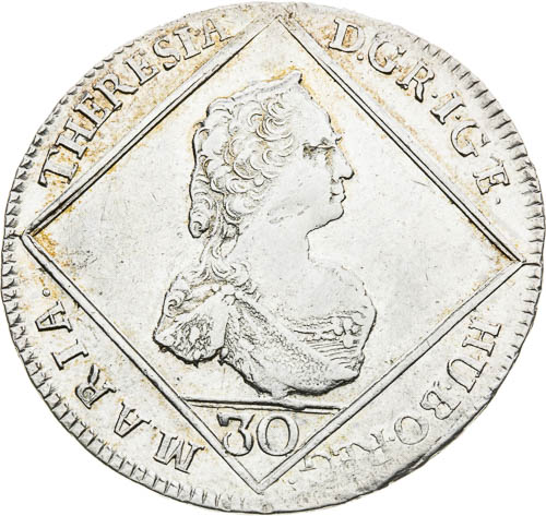 30 Grajciar 1765 - averz