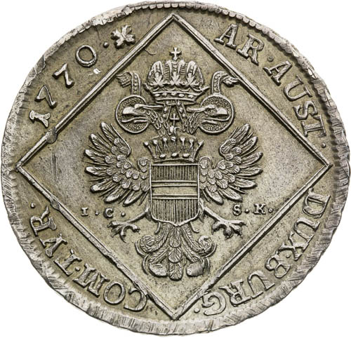 30 Grajciar 1770 - reverz