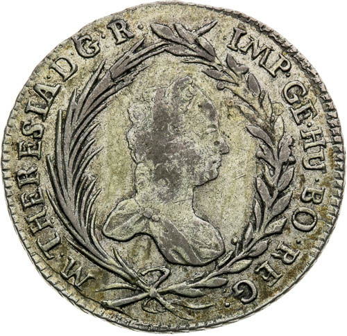 20 Grajciar 1758 - averz