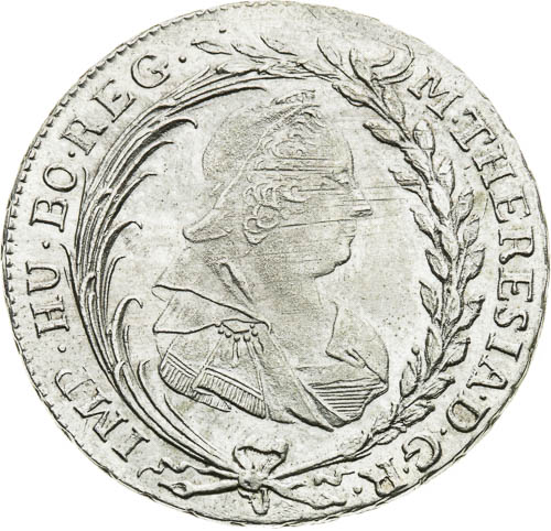 20 Grajciar 1779 - averz