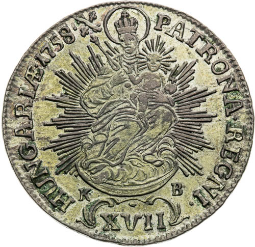 XVII Krejcar 1758 - revers