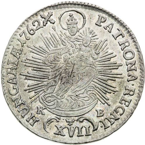 XVII Krejcar 1762 - revers