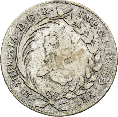 10 Krejcar 1764 - avers