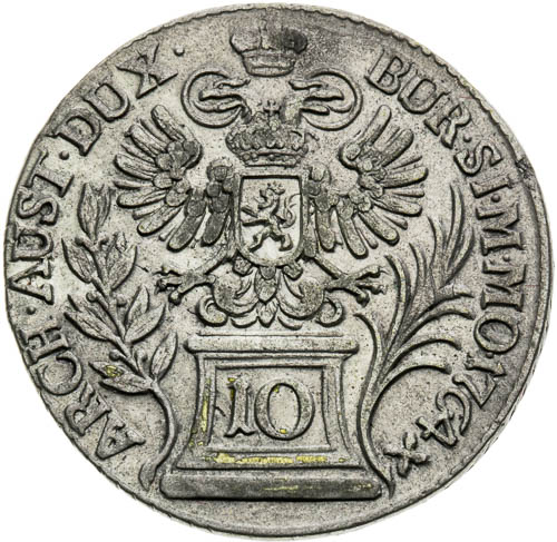 10 Krejcar 1764 - revers