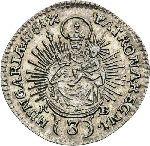 3 Krejcar 1761 - revers