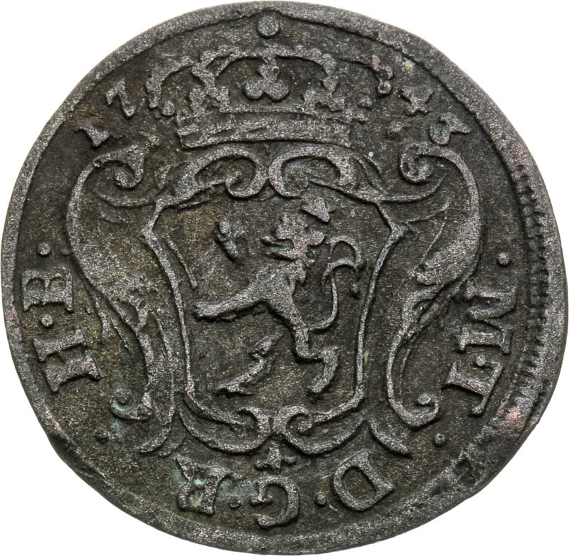1/2 Krejcar 1743 - avers