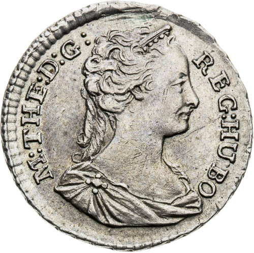 10 Denár 1742 - averz