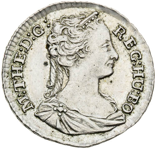 10 Denár 1742 - averz
