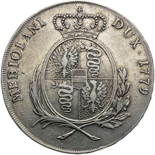 Scudo 1779 - revers